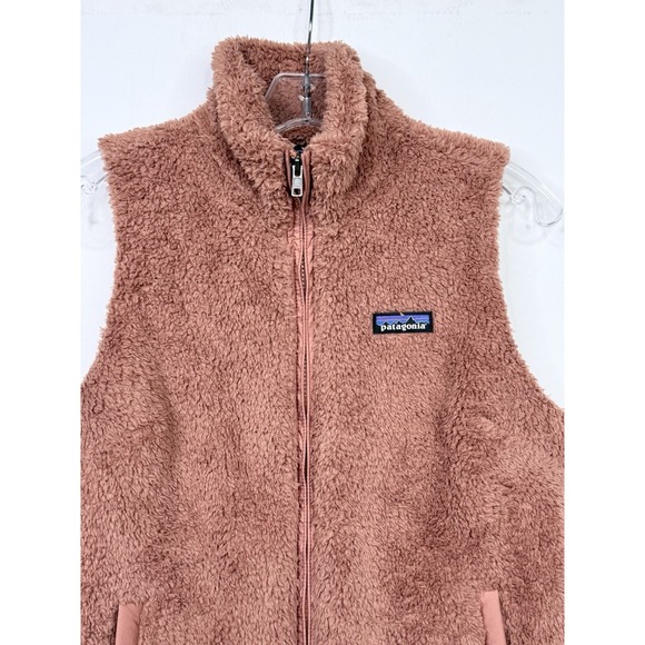 Patagonia Los Gatos Fleece Vest Women's Medium Coral - Picture 2 of 8